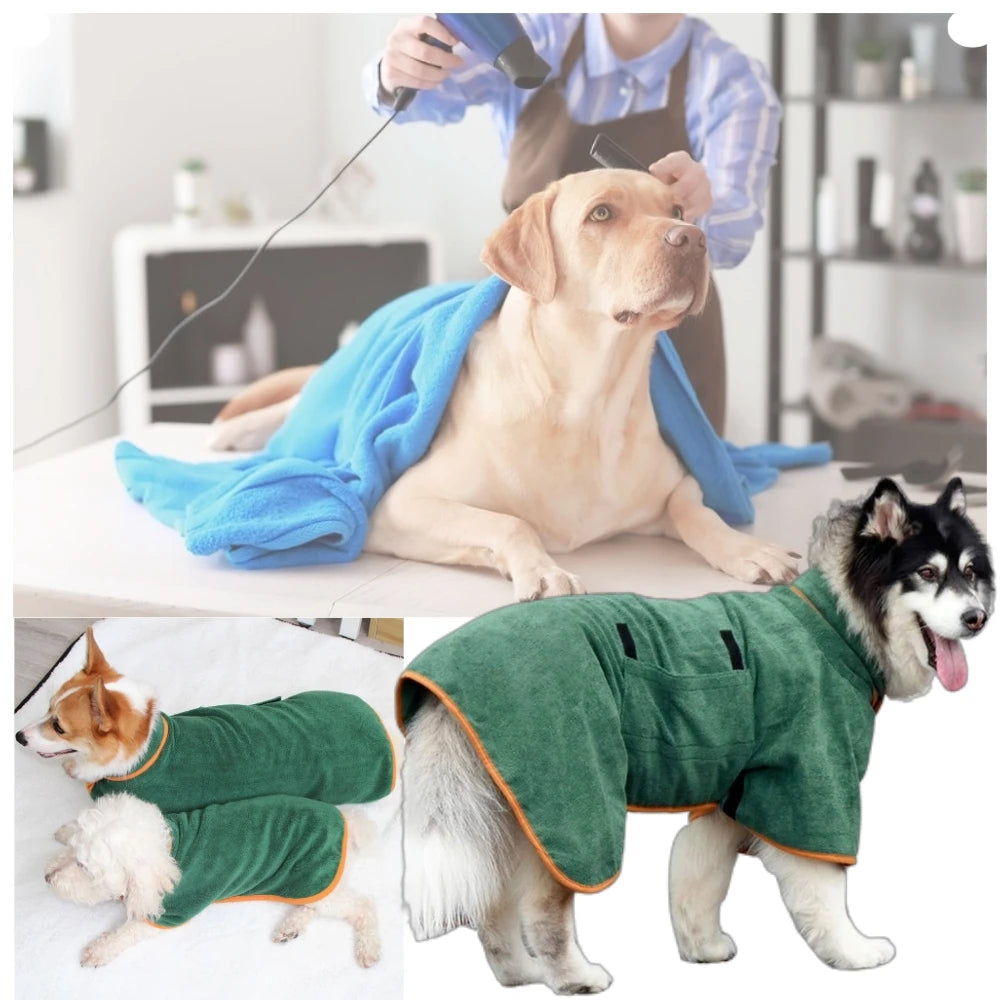 Absorbent Dog Robe