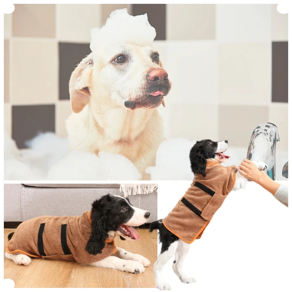 Absorbent Dog Robe